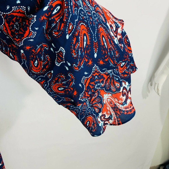 Parker Cold Shoulder Abstract Shift Dress Small - Picture 4 of 7